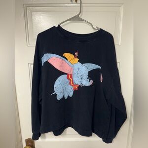 Zara Black Dumbo Sweatshirt Disney